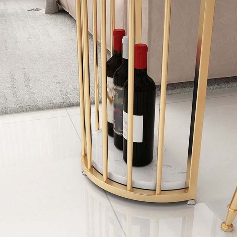 Glam 1/2/3 Pieces Bar Table Set Rectangle Bar Table with Metal High Stools for Home