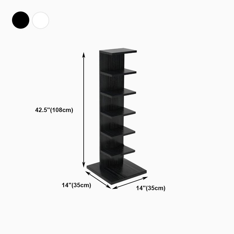 13.78"W Bookcase Contemporary Style Invisible Bookshelf for Home Office