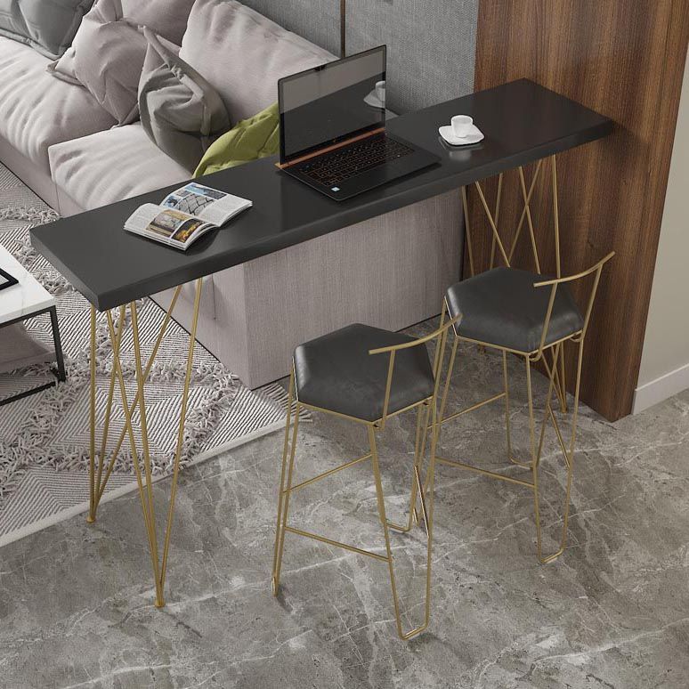 Glam 1/2/3/4 Pieces Reclaimed Wood Bar Table Set Rectangular Counter Set for Home Use