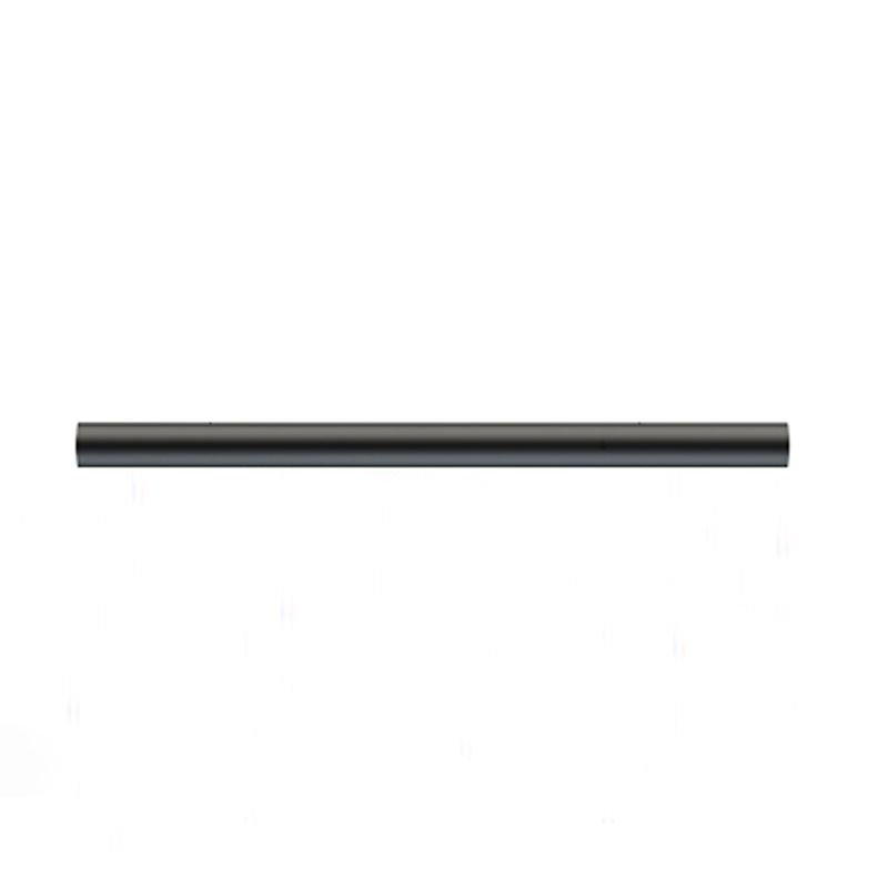 Linear Shape Metal Wall Lighting Idea Modern Style 1 Light Wall Mount Lighting in Black
