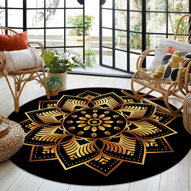 Alfombra de alfombra vintage alfombra gráfica de alfombra resistente a las manchas para la decoración del hogar