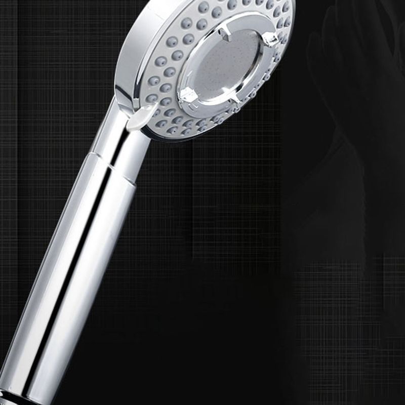 Silver Handheld Shower Head 3 Sprays Stainless Steel Wall-Mount Showerhead