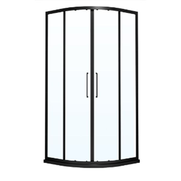 Framed Double Sliding Shower Enclosure Round Shower Enclosure