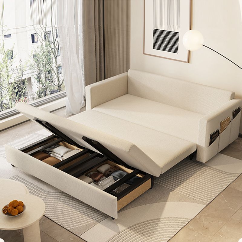 31" Wide Scandinavian Sofa Bed Cushion Back Futon Sleeper Sofa