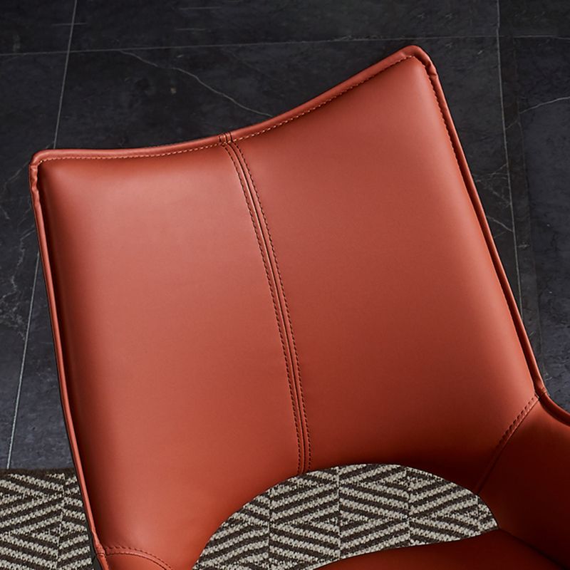 Silla de comedor de metal moderno sillón lateral giratorio para uso en restaurantes