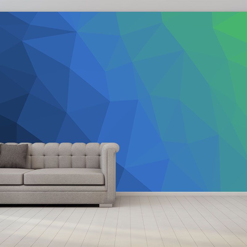 Modern Illustration Mural Wallpaper Geometry Living Room Wall Mural