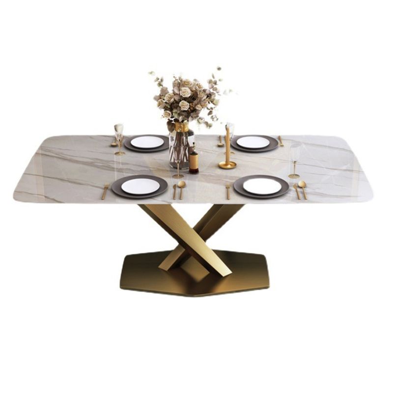 Glam Style Sintered Stone Dining Set 1/2/5/6/7 Pieces Dining Set for Dining Areas