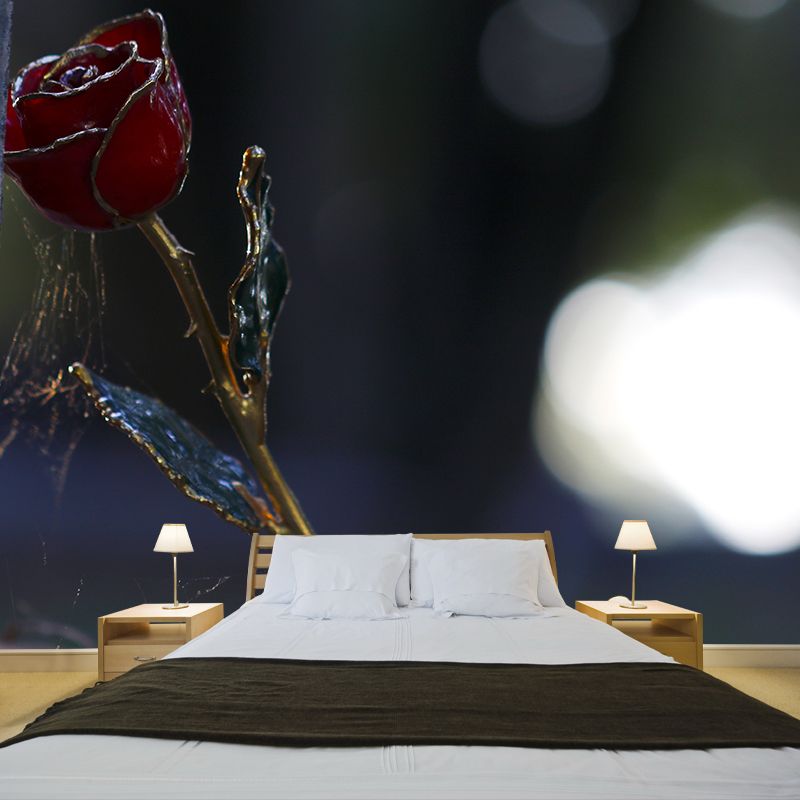 Roses Mildew Resistant Mural Wallpaper Living Room Wall Mural