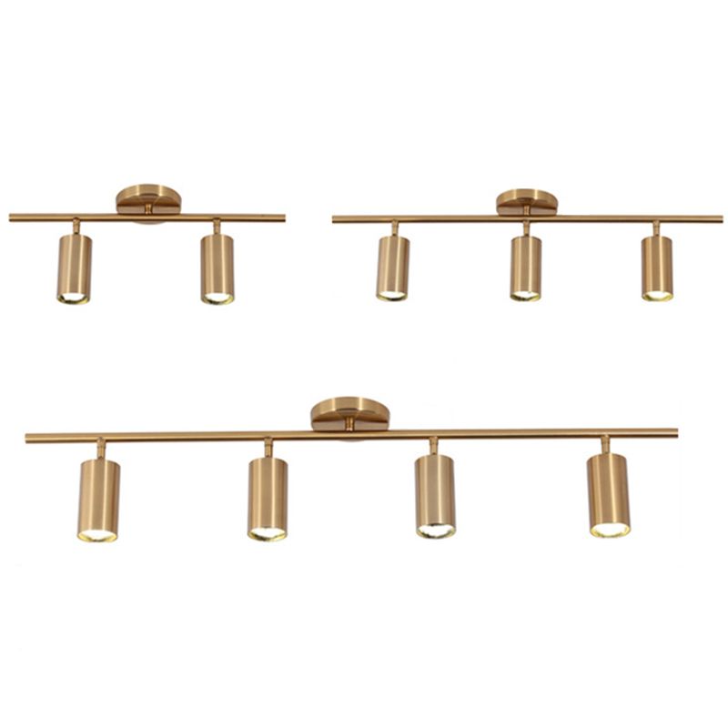 Nordic LED Track Lighting Surface Mounted Metal Spotlight for Living Room Dining Room Home and Clothing Store Commercial Shop