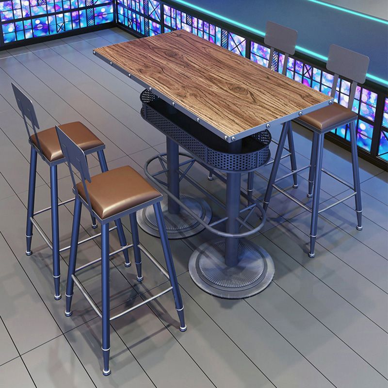 Industrial Bar Dining Table Cafe And Breakroom Bar Wine Table