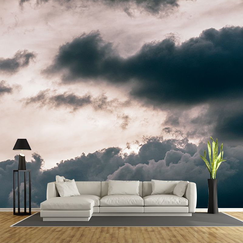 Moisture-Resistant Sky Mural Full Size Wall Covering for Home Decoration