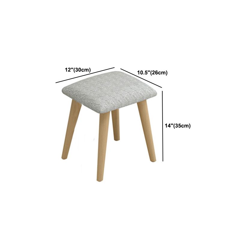 White Wood-based Panel Countertops Solid Wood Legs with Storage Racks and Dressing Tables