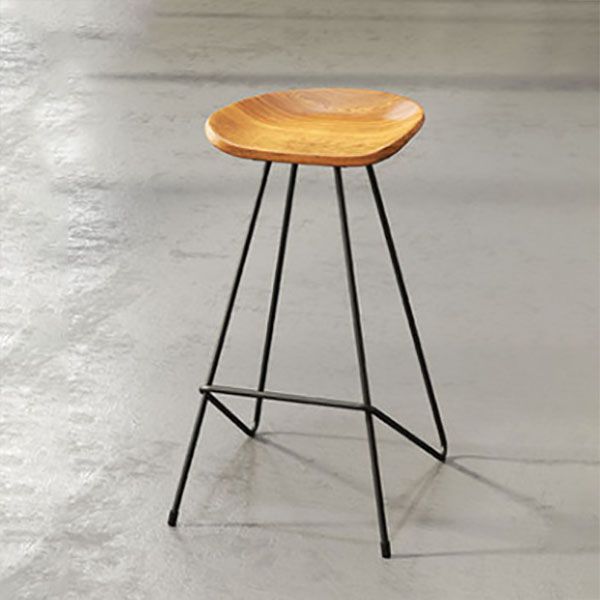 Industrial 1/2/4/7 Pieces Solid Wood Bar Table Set Fixed Bistro Set