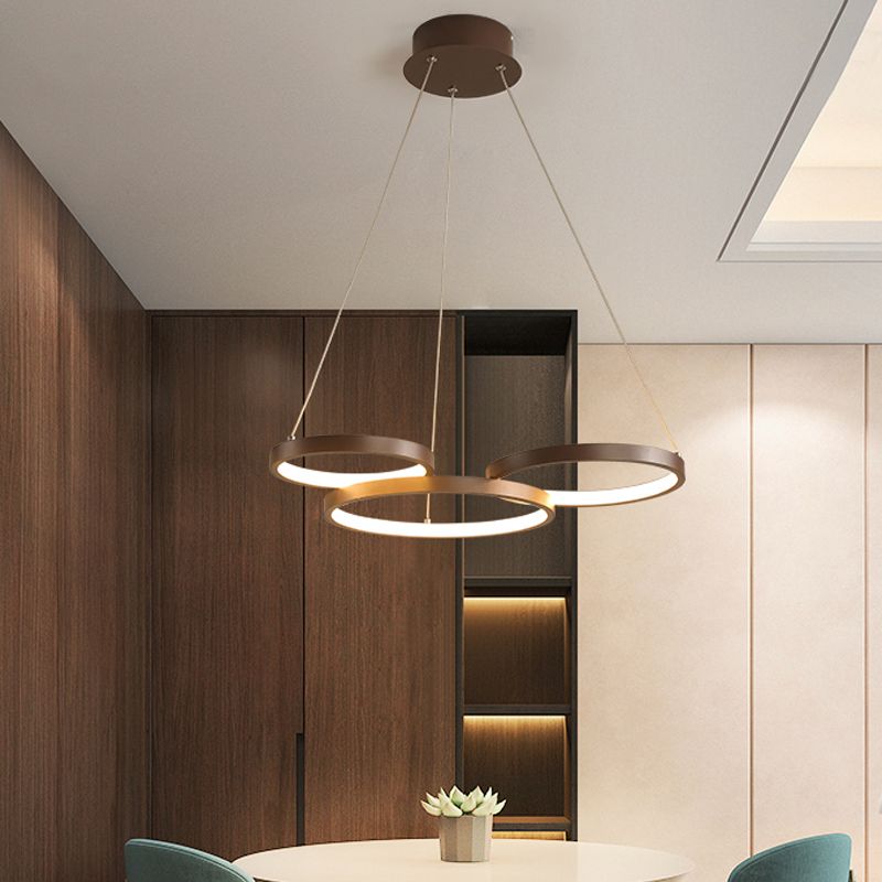 Modernista LED LED CONSIGLIO CONSCIATO CONTENUTO 3/4/5 TIRE ALO ALO LAMPAGGIO A RAMBINO ACCILICO con ombra acrilica