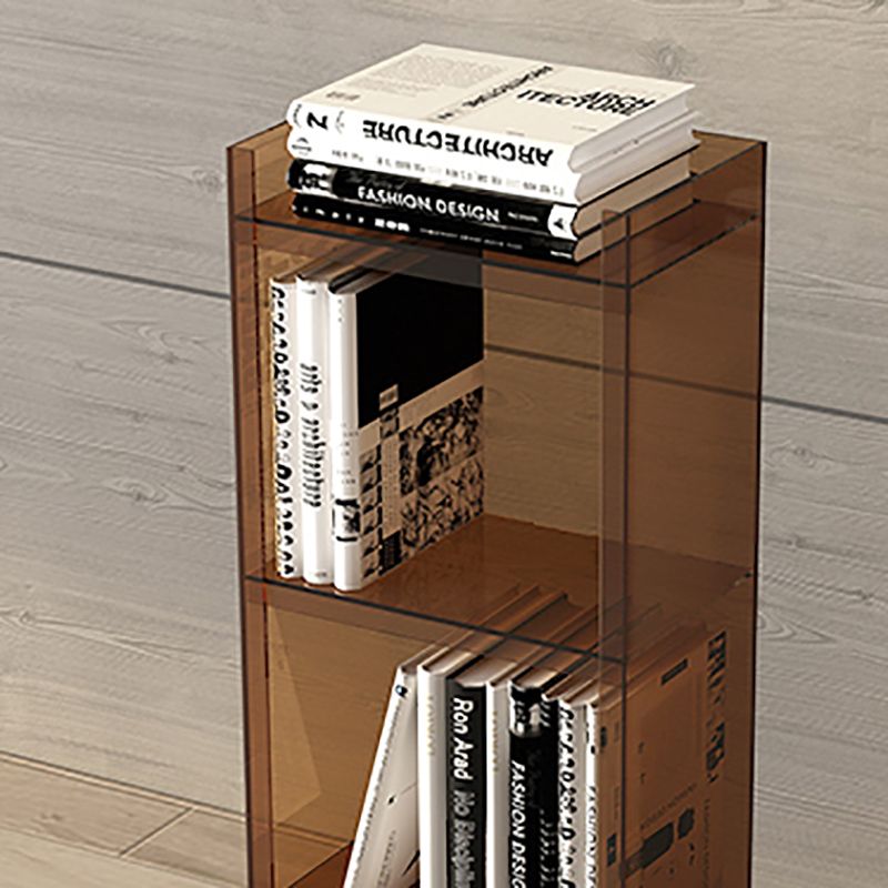 Scandinavian Home Office Bookshelf Acrylic Closed Back Bookcase