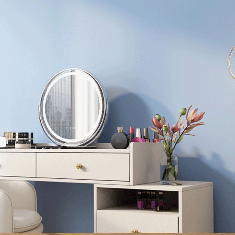 Contemporary Vanity Dressing Table 4 Drawer Wooden Vanity Desk