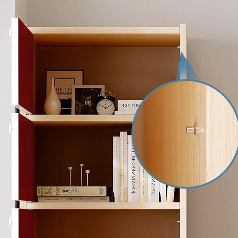 Contemporary Rectangle Standard Wood Knobs Natural Or White Cabinet