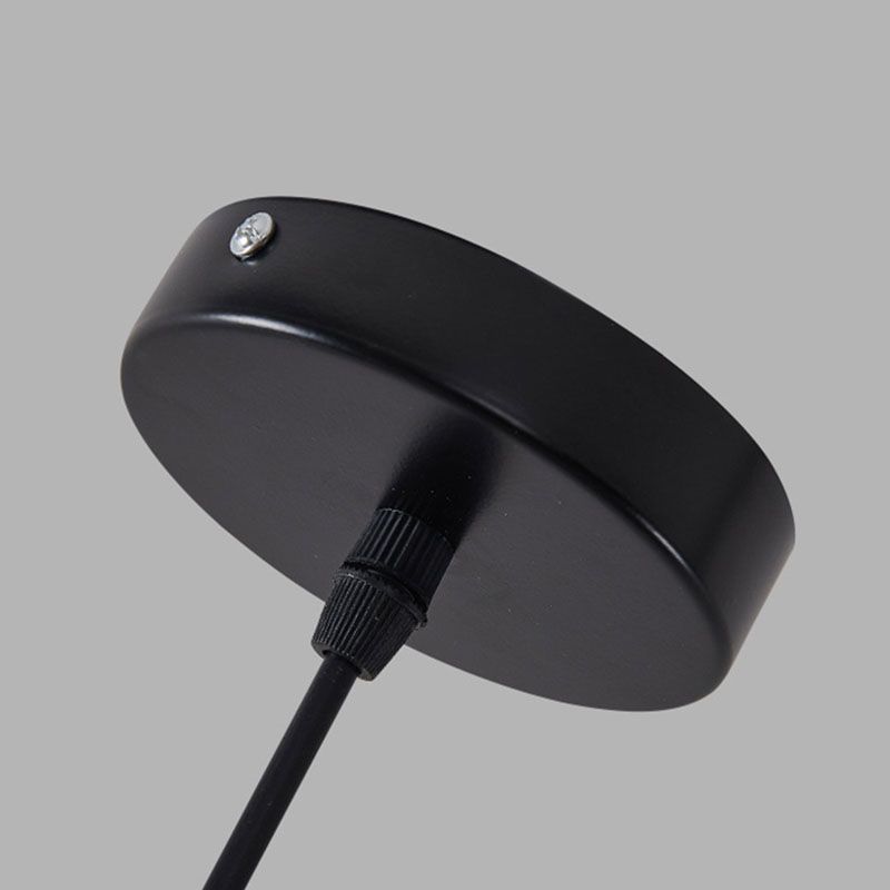 Lampe suspendue à pendentif de dôme créatif moderne lampe suspendue en fer forgé avec de l'ombre en cristal