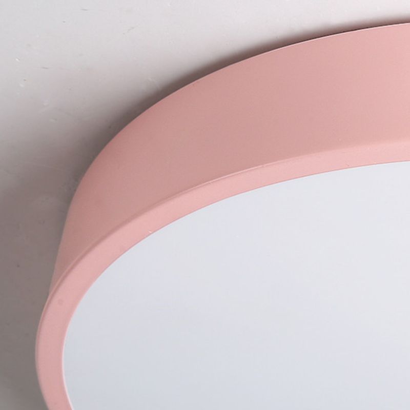 Modern Style Circle Shape Ceiling Light Metal 1 Light Ceiling Lighting for Restaurant