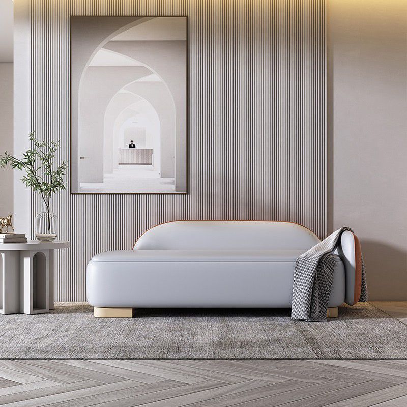 Modern Style Genuine Leather Lounge Chair for Living Room and Bedroom