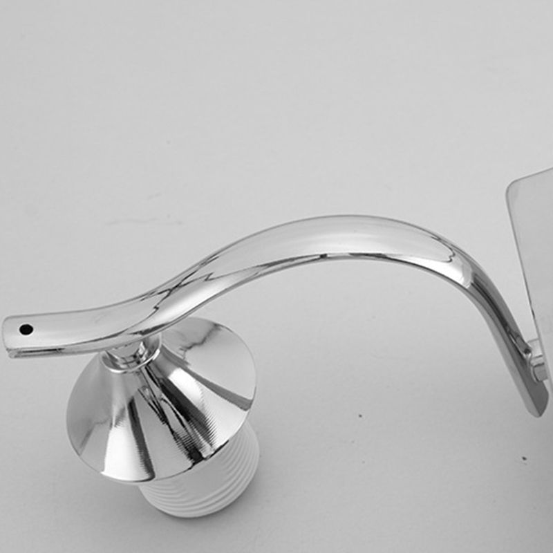 White Modern Metal Wall Sconce Geometric Shape Wall Light with Glass Shade for Living Room