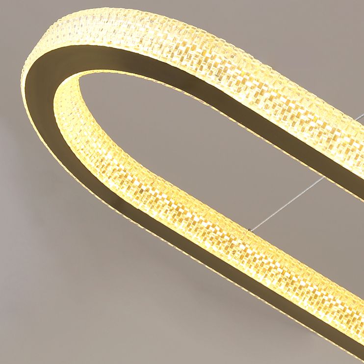 Modern Simple LED Island Light Dining Room Hanging Lighting Fixture