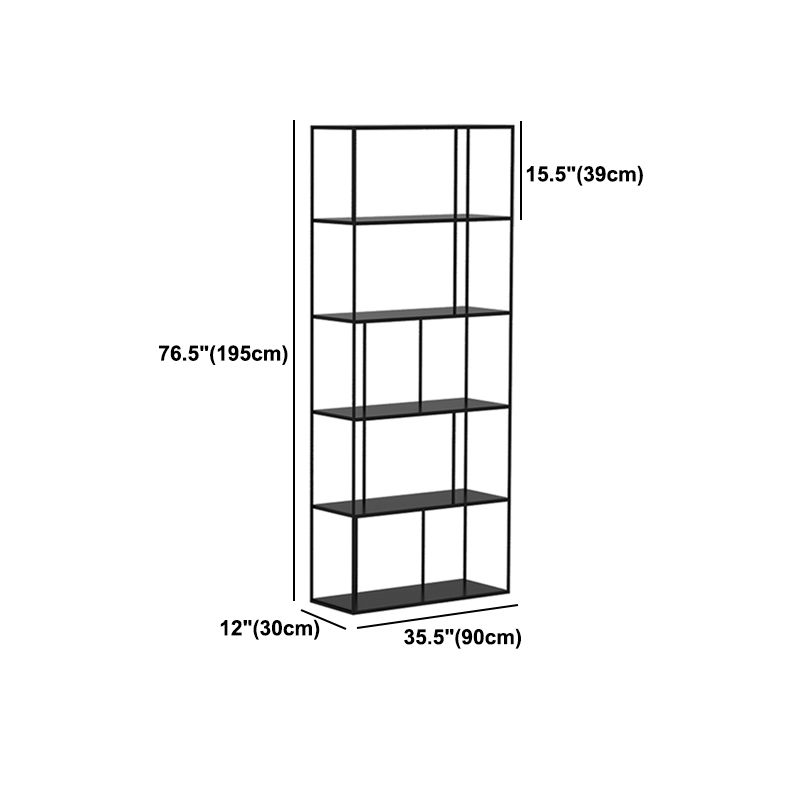 Metal Etagere Bücherregal Industrial Open Back Bookshelf für Home Office
