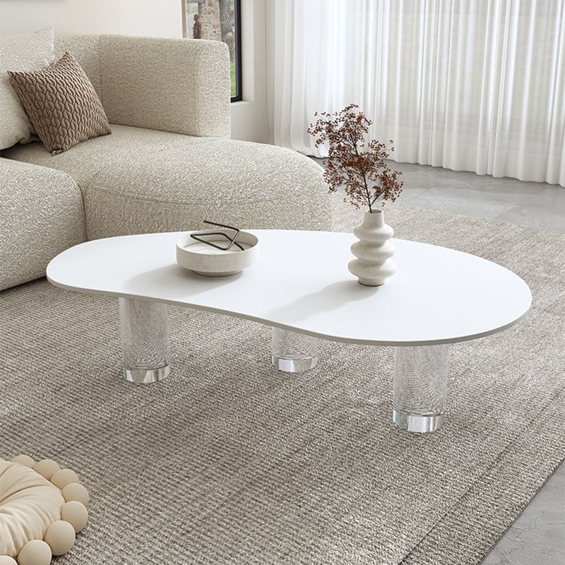 27" Wide Contemporary Coffee Table 3 Legs Coffee Cocktail Table