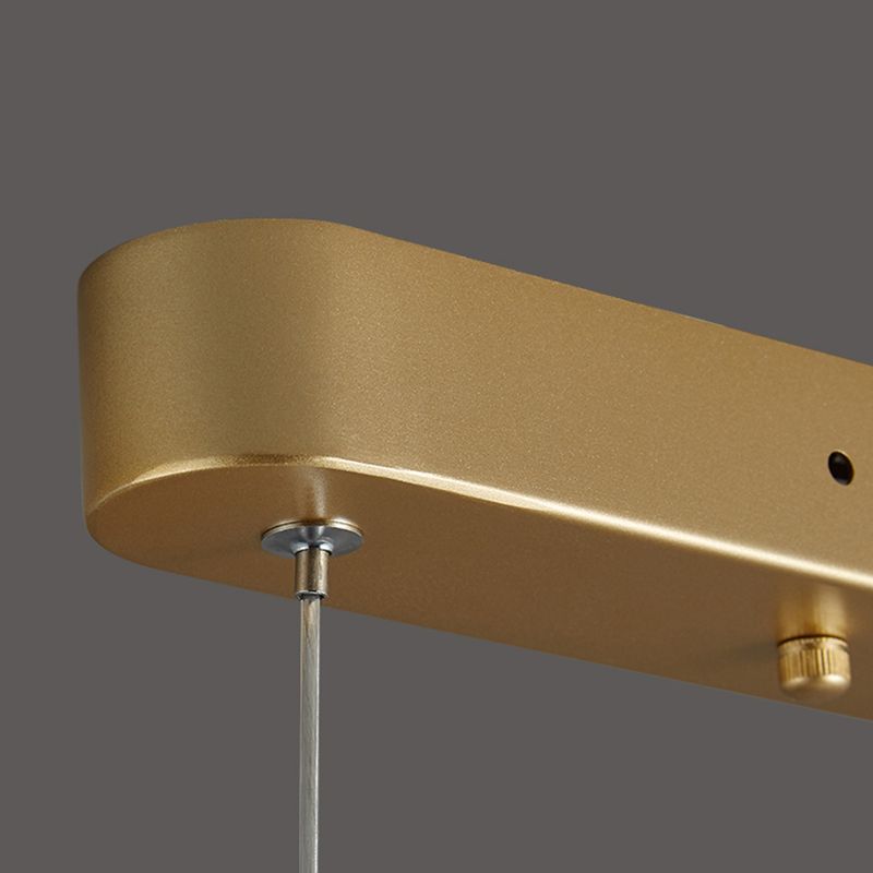 LED Island Lamp Modern Simple Island Hanging Light with Acrylic Shade for Dining Room