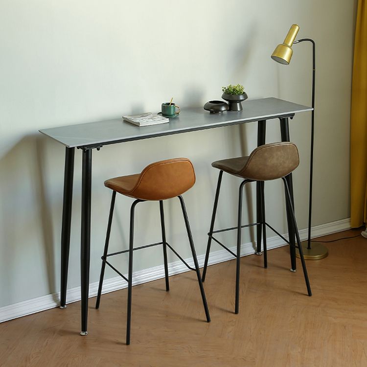 1/2/3/5 Pieces Pub Dining Set Rectangular Table and Stool Set