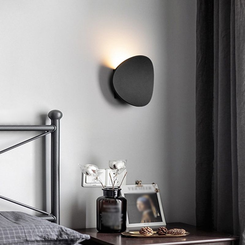 Iluminación de pared de forma única lámpara de aplanque de luz 1 de estilo moderno para sala de estar