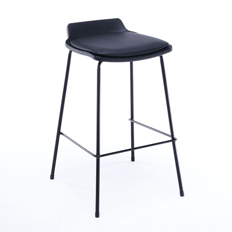 Industrial Style Metal Bar Stool Footrest Counter Stool for Restaurant