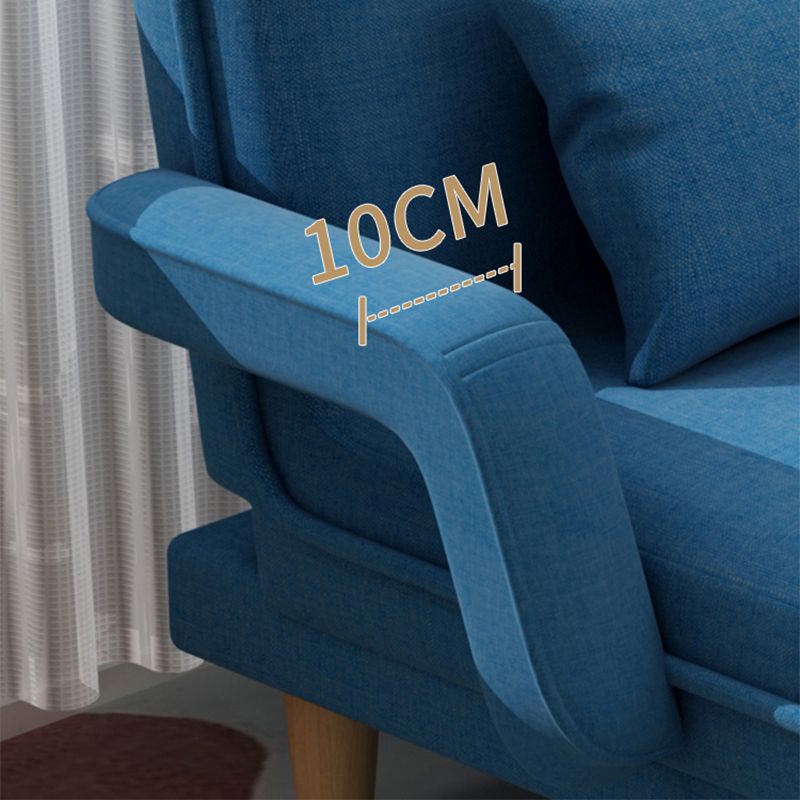 Contemporary Convertible Sofa Bed with Pillows for Living Room