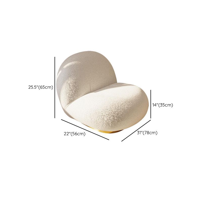 Modern Solid Color Sofa Tight Back Curved Loveseat for Living Room