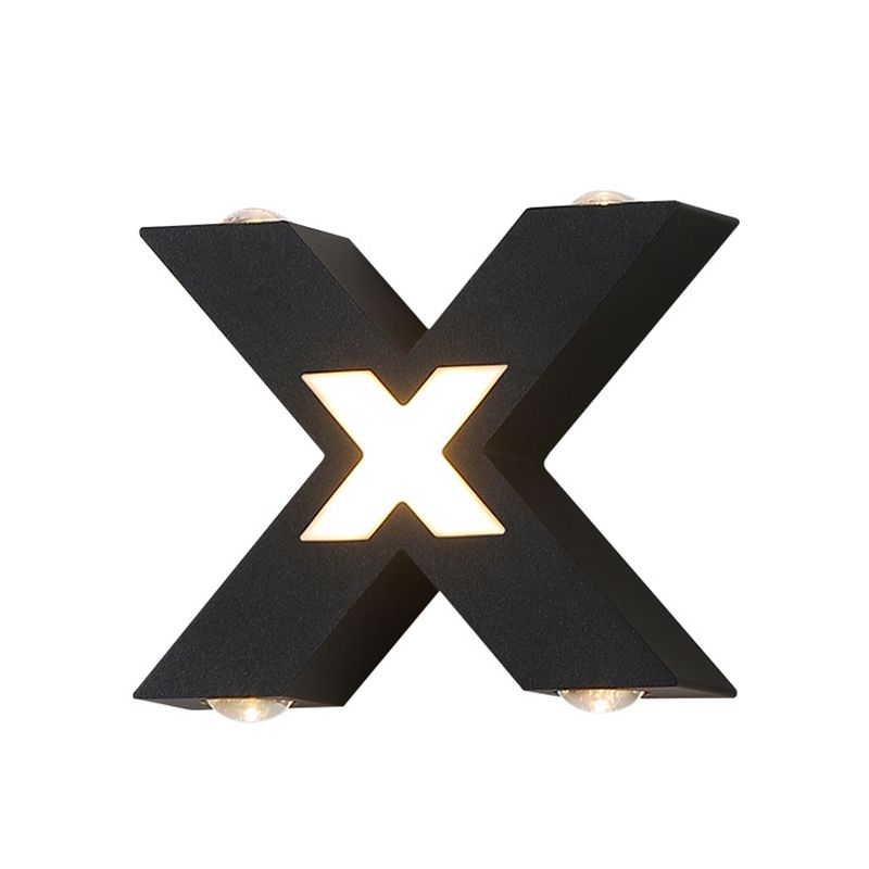 Modern Minimalist Style Wall Sconce Lighting Metal Wall Lighting Ideas for Exterior Wall