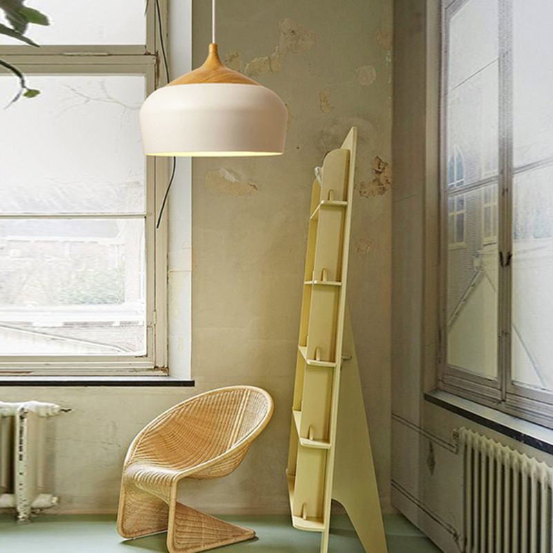 Geometric Shape Metal Hanging Light Modern Style 1 Light Hanging Light Mount Fixtures