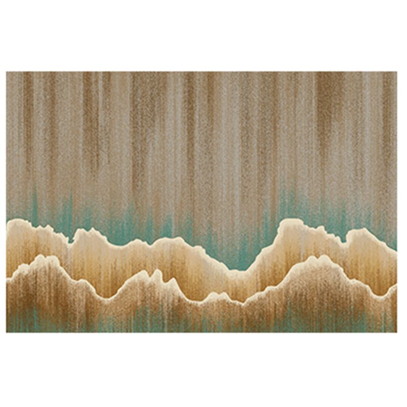Tapis imprimé à l'encre orientale, couleurs mélangées, en Polyester, avec envers antidérapant, pour la décoration de la maison