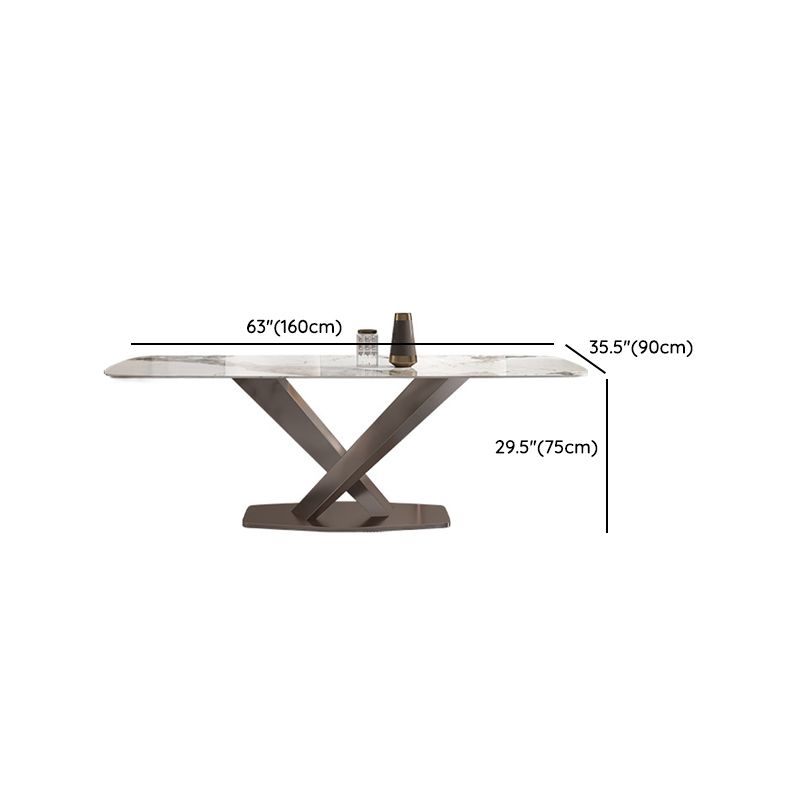Contemporary Rectangle Table Set 1/4/5/6/7 Pieces Dining Set for Kitchen