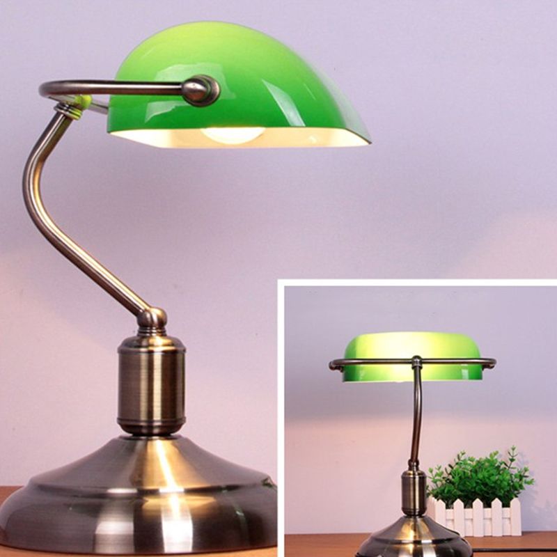 Stile moderno a forma unica da tavolo da tavolo vetro 1 luce da tavolo leggera