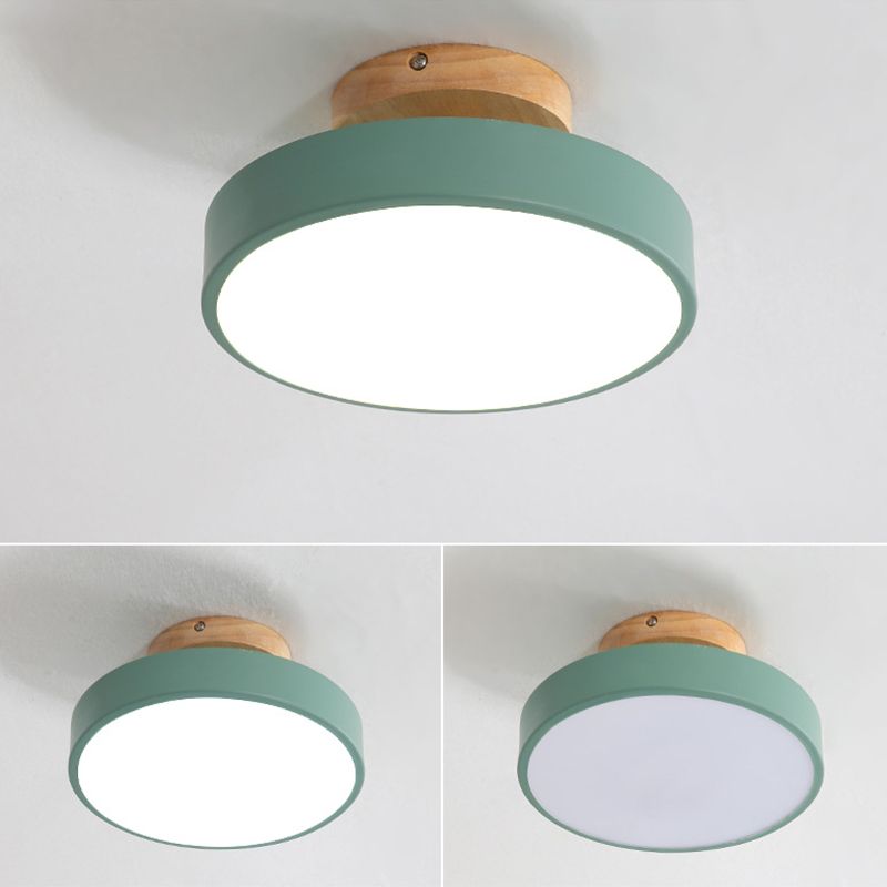 Plafonnier encastré en cercle acrylique, plafonnier LED de Style moderne