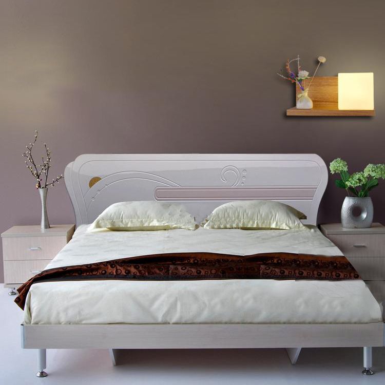 Holz- und Glasgeometrie -Wand -Lampen zeitgenössische Multi -Leuchten -Wandleuchte