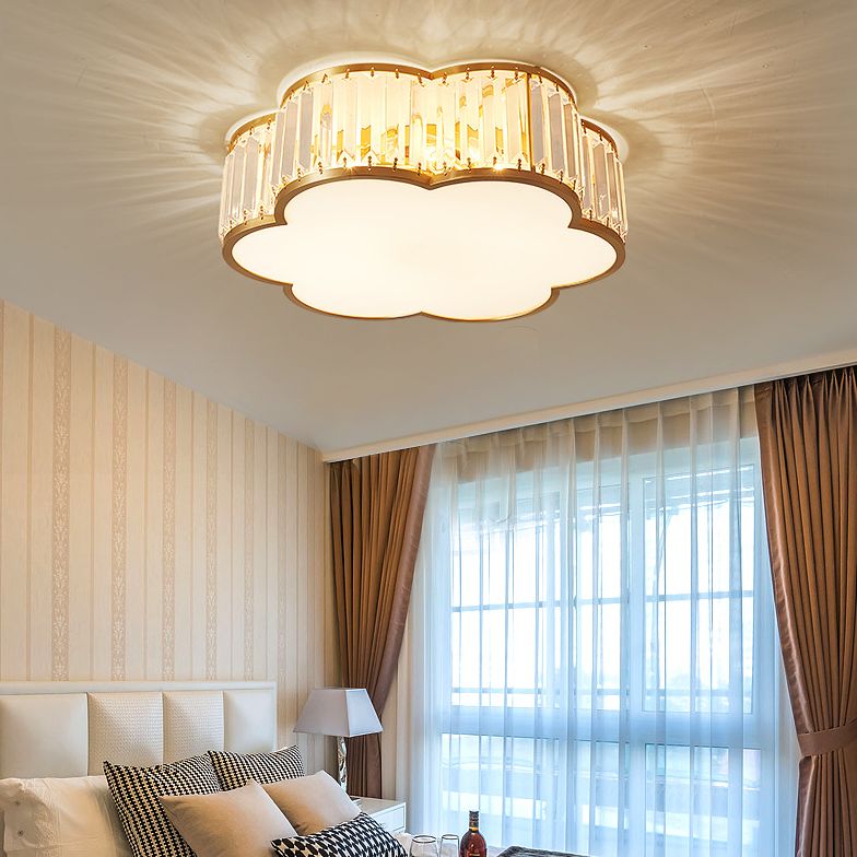 Accesorios de luz de techo de cristal minimalistas de iluminación de techo de cristal para Hallway