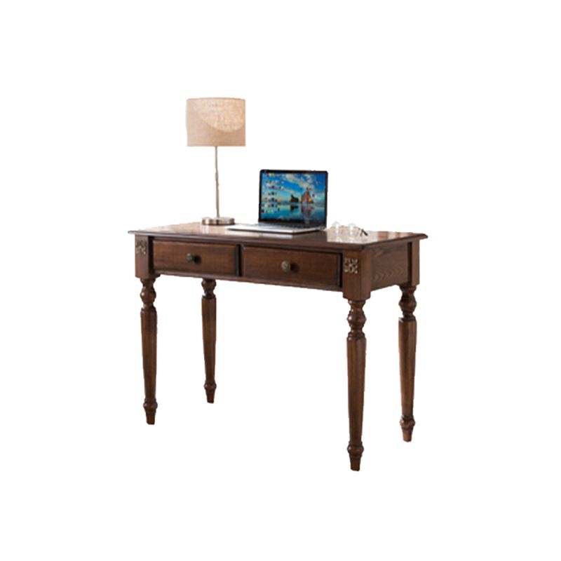 Contemporary Style Wood Office Desk Rectangular Shape Task Desk with 4 Legs
