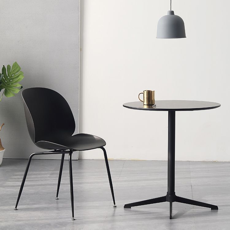 Metaal traditionele luxe ronde eettafel vervaardigd houten binnen tafel voor keuken