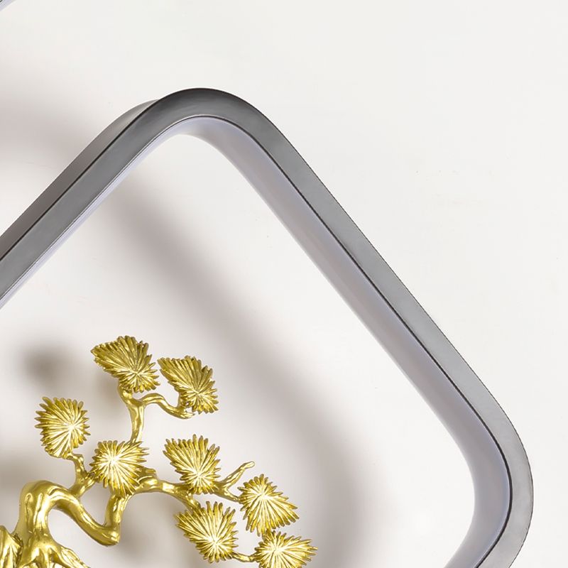 Contemporáneo Simple Metal Wall LED 1 Luz de pared de luz para sala de estar