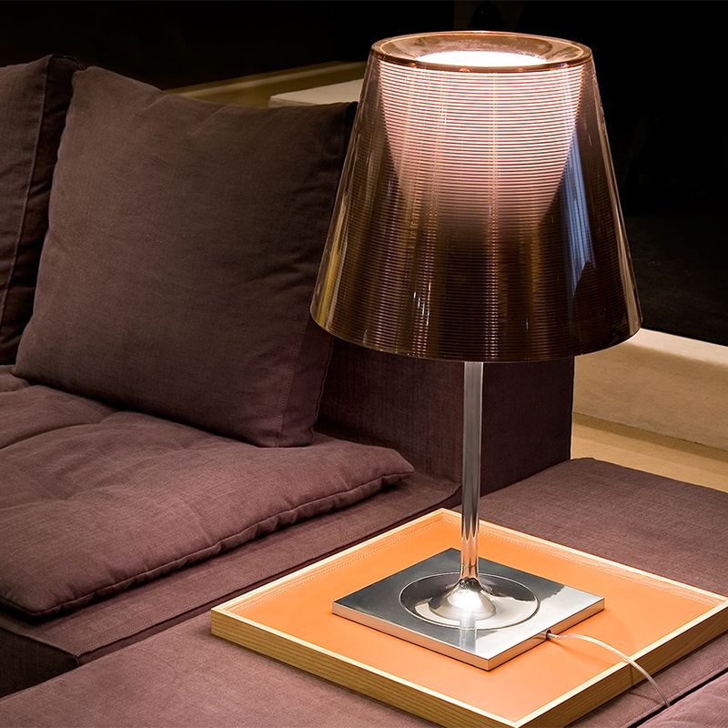 Noordse eenvoudige tafellamp moderne stijl glazen bureaulamp voor studeerkamer