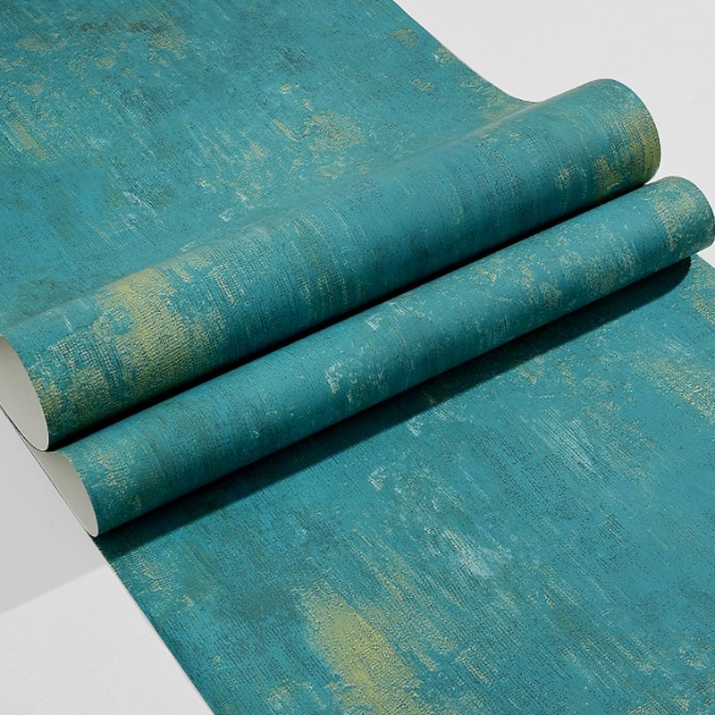 Retro Distressed Wallpaper Roll for Dining Room 33' x 20.5" Wall Covering in Pastel Color