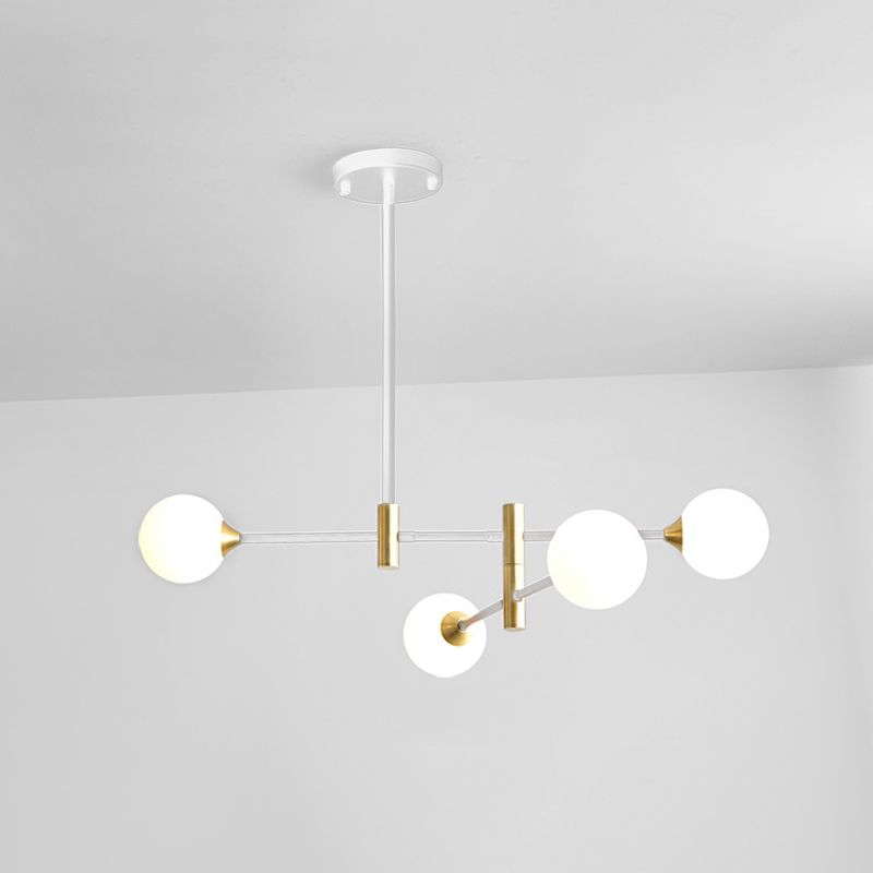 Éclairage de pendentif à balle en verre