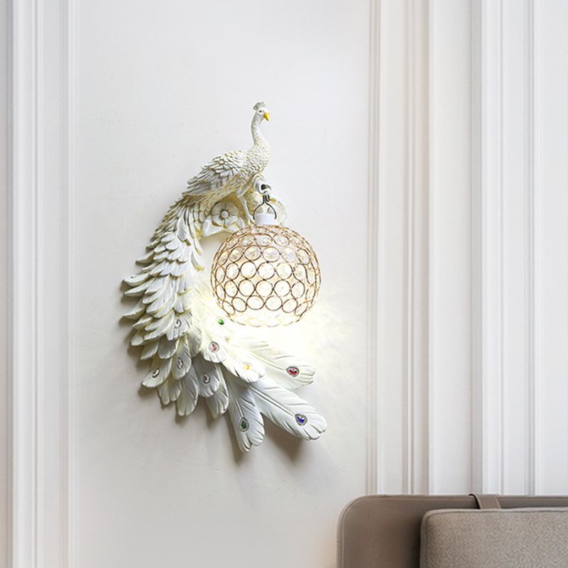1 lampade a parete a sfera leggera applique in stile moderno