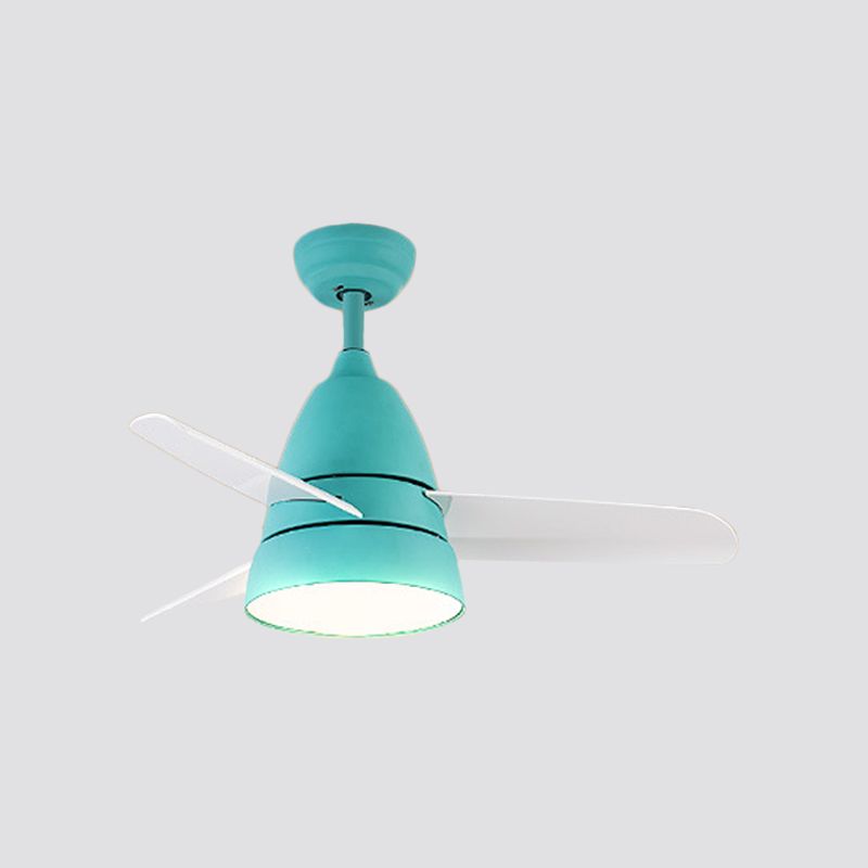 LED LED de 36 "LED PROSSIBLE PRINCIPAGE LAMPE Classic acrylique Conine à montage semi-flush Lumière avec 3 lames